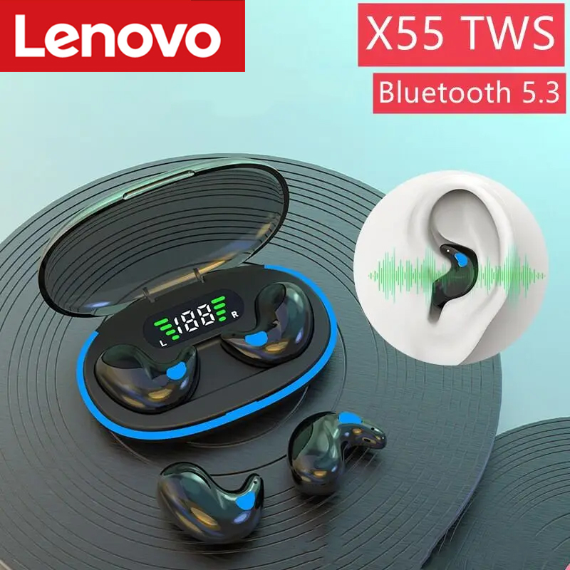 Lenovo X55 TWS Mini Earpods BT - Phone Accessories Amazon ulasan dan harga