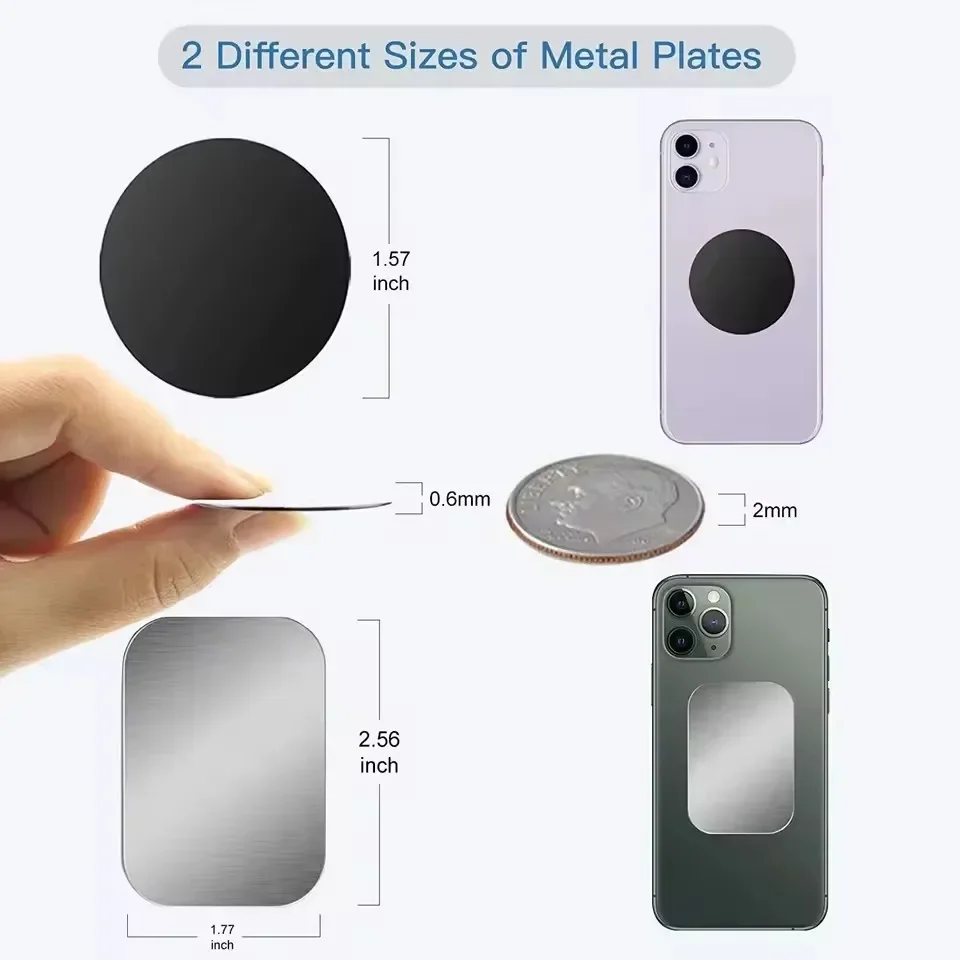 5/10pcs Magnetic Metal Plate D - Phone Accessories Holder Car ulasan dan harga