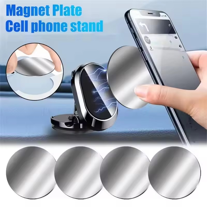 1/50Pcs Magnetic Metal Plate F - Phone Accessories Holder Car ulasan dan harga