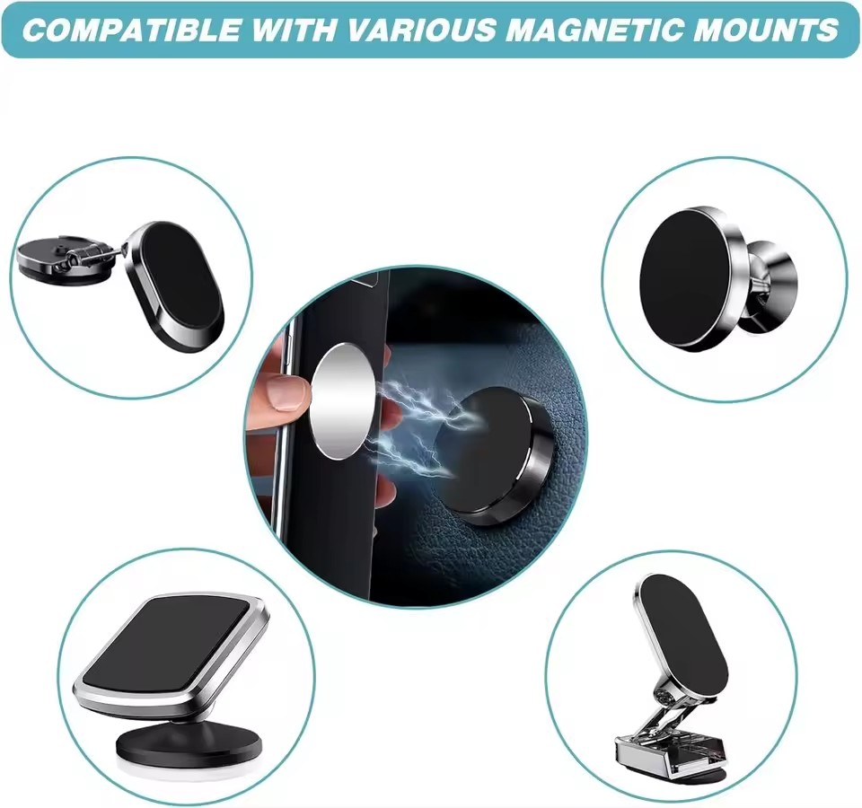 1/50Pcs Magnetic Metal Plate F - Phone Accessories Holder Car ulasan dan harga
