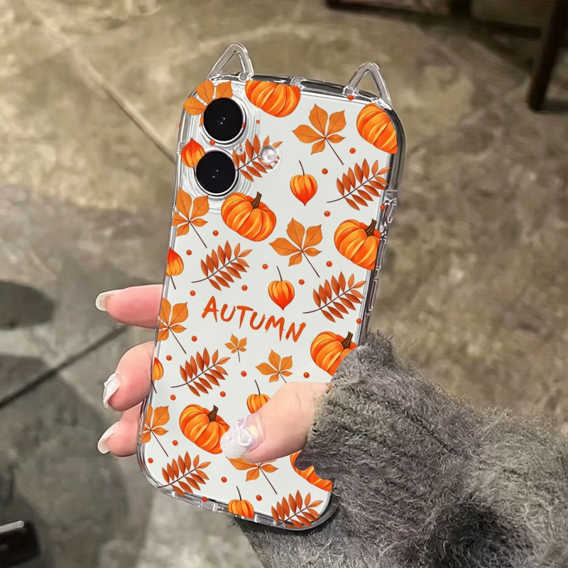 Autumn Pumpkin Falling Leaves  - Apple Iphone 15 ulasan dan harga
