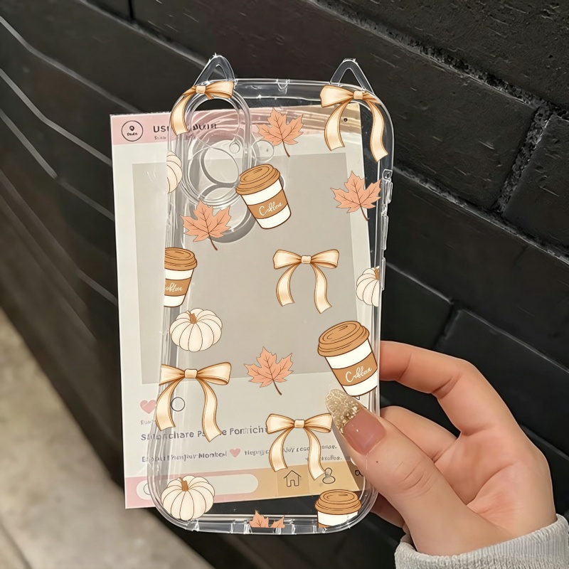Autumn Pumpkin Falling Leaves  - Apple Iphone 15 ulasan dan harga