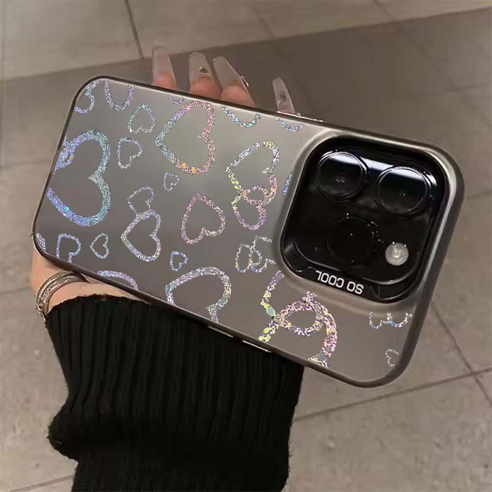 Colorful Heart Print Case For  - Apple Iphone 15 ulasan dan harga