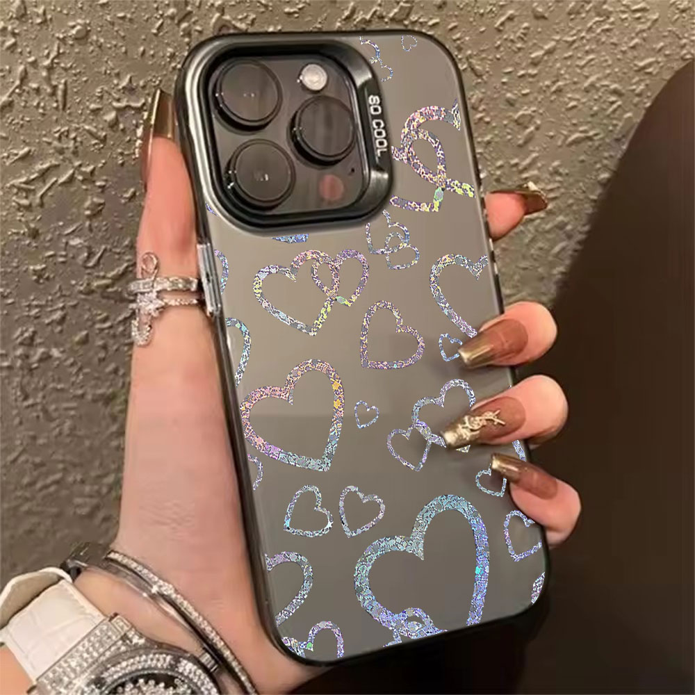 Colorful Heart Print Case For  - Apple Iphone 15 ulasan dan harga