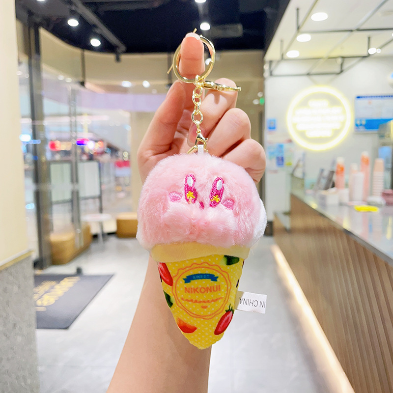 12CM Kirby Ice Cream Plush Cha - Phone Accessories Charms ulasan dan harga