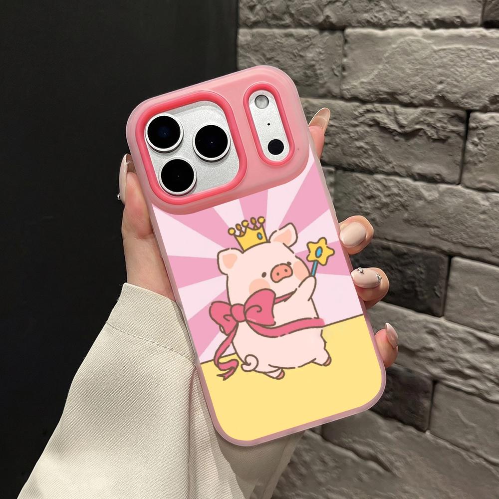 LuLu The Piggy Phone Case Clea - Apple Iphone 15 ulasan dan harga