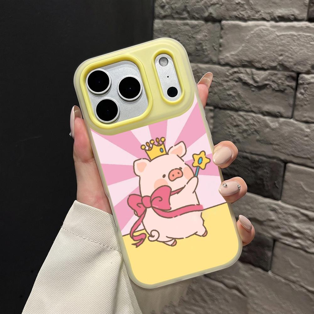 LuLu The Piggy Phone Case Clea - Apple Iphone 15 ulasan dan harga
