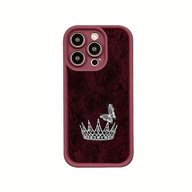 Phone Case Red Rose Silver Cro - Apple Iphone 15 ulasan dan harga