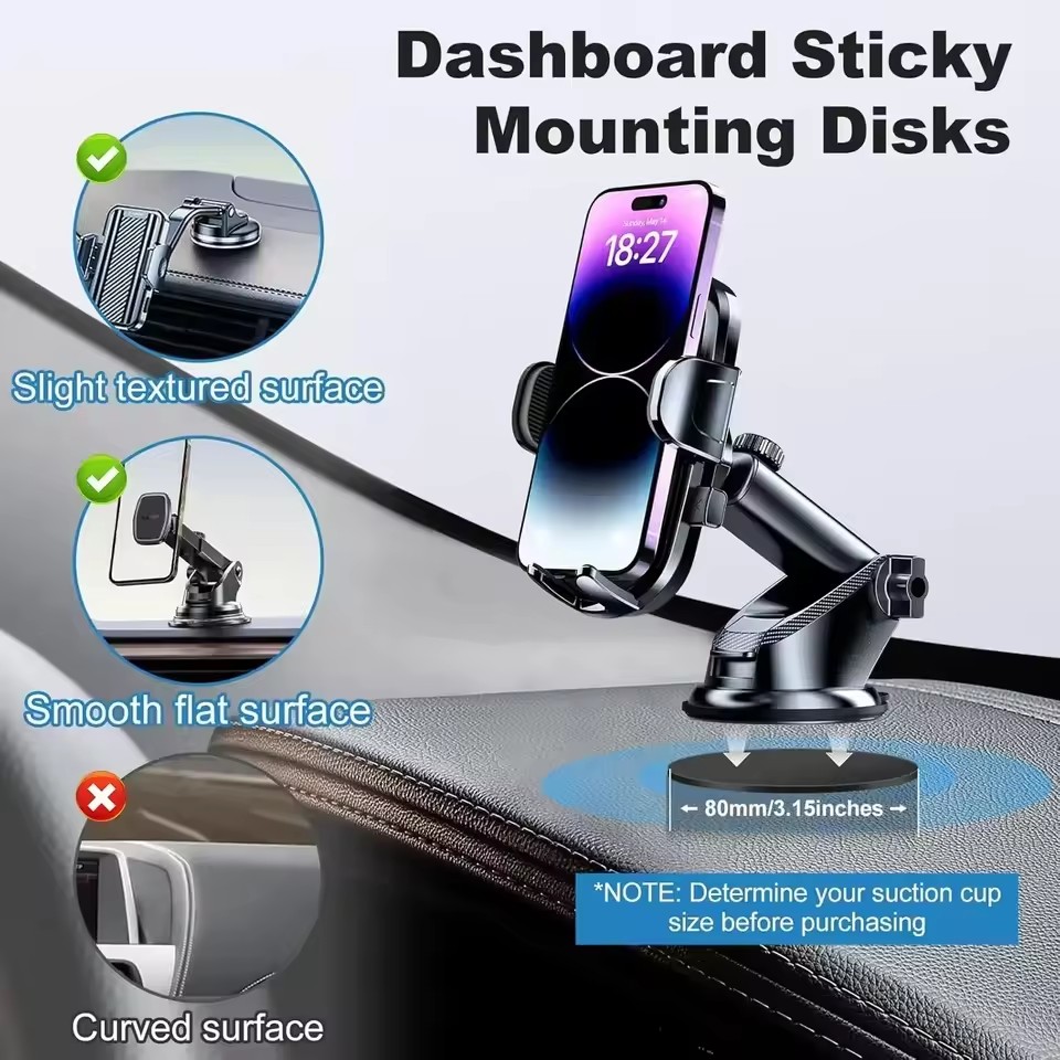 Mobile Phone Holder Sticker Di - Phone Accessories Holder Car ulasan dan harga